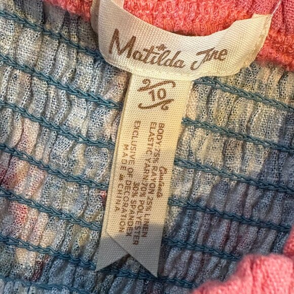 Matilda Jane Girls Size 10 2-Piece Smocked Top & Ruffled Shorts Set - Picture 7 of 8